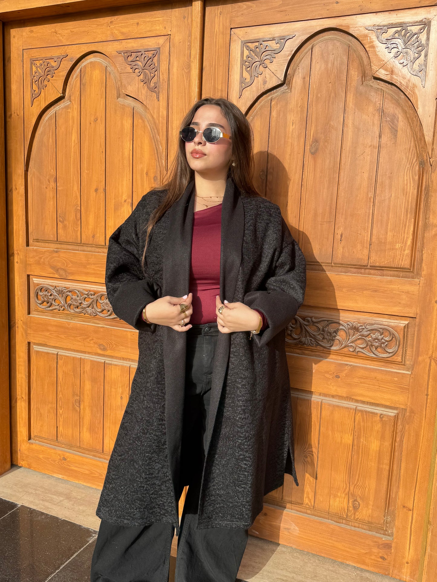 Black Teddy Coat