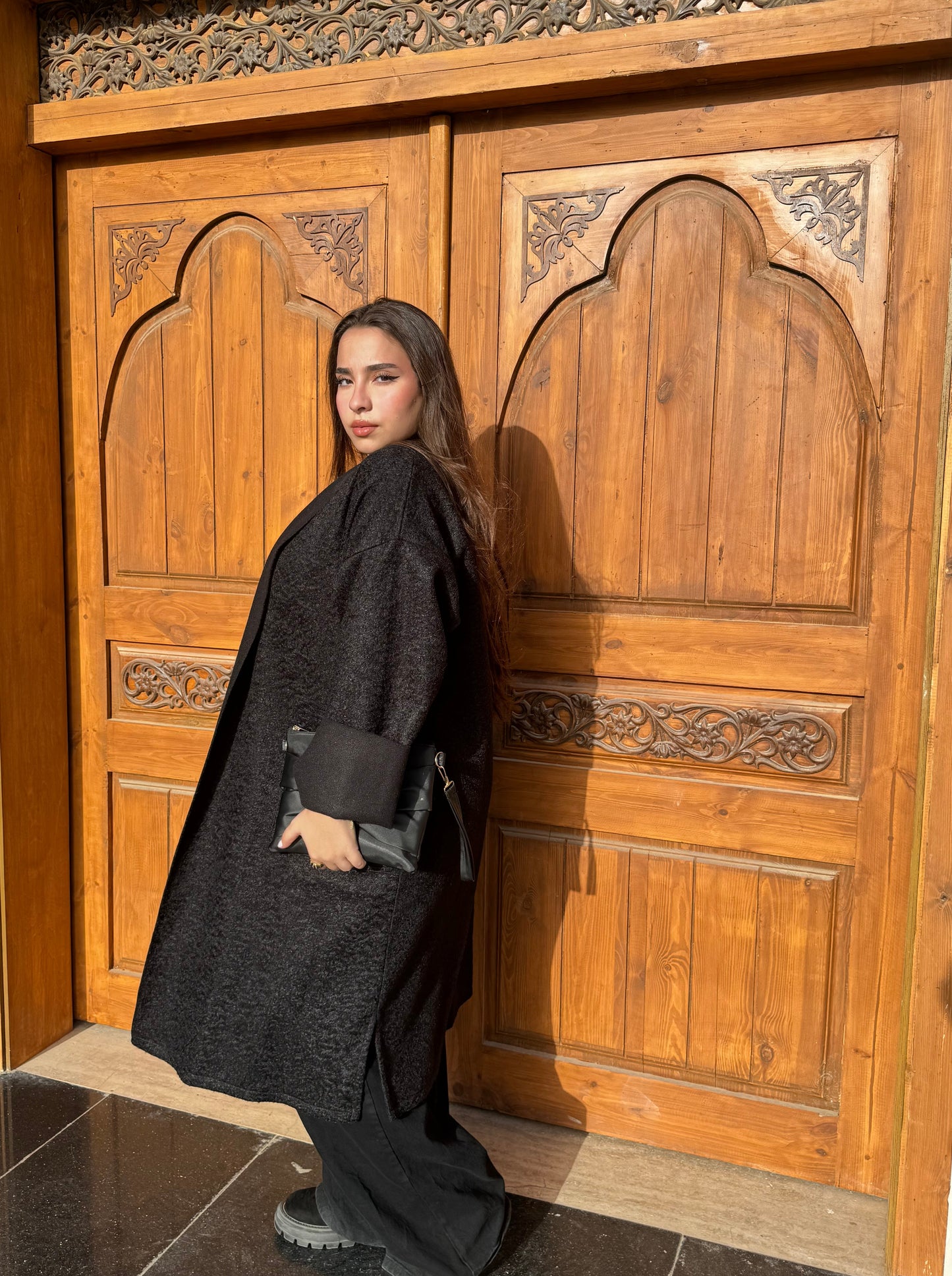 Black Teddy Coat