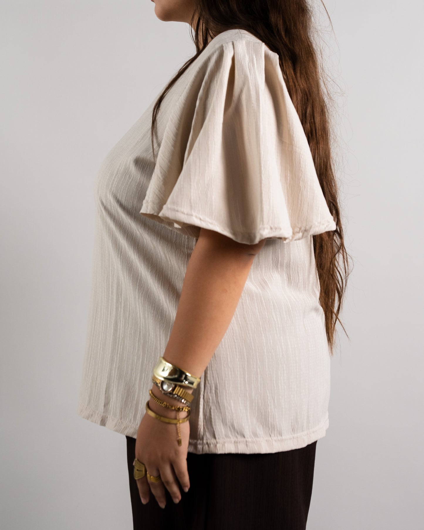 Alex Ruffle Top