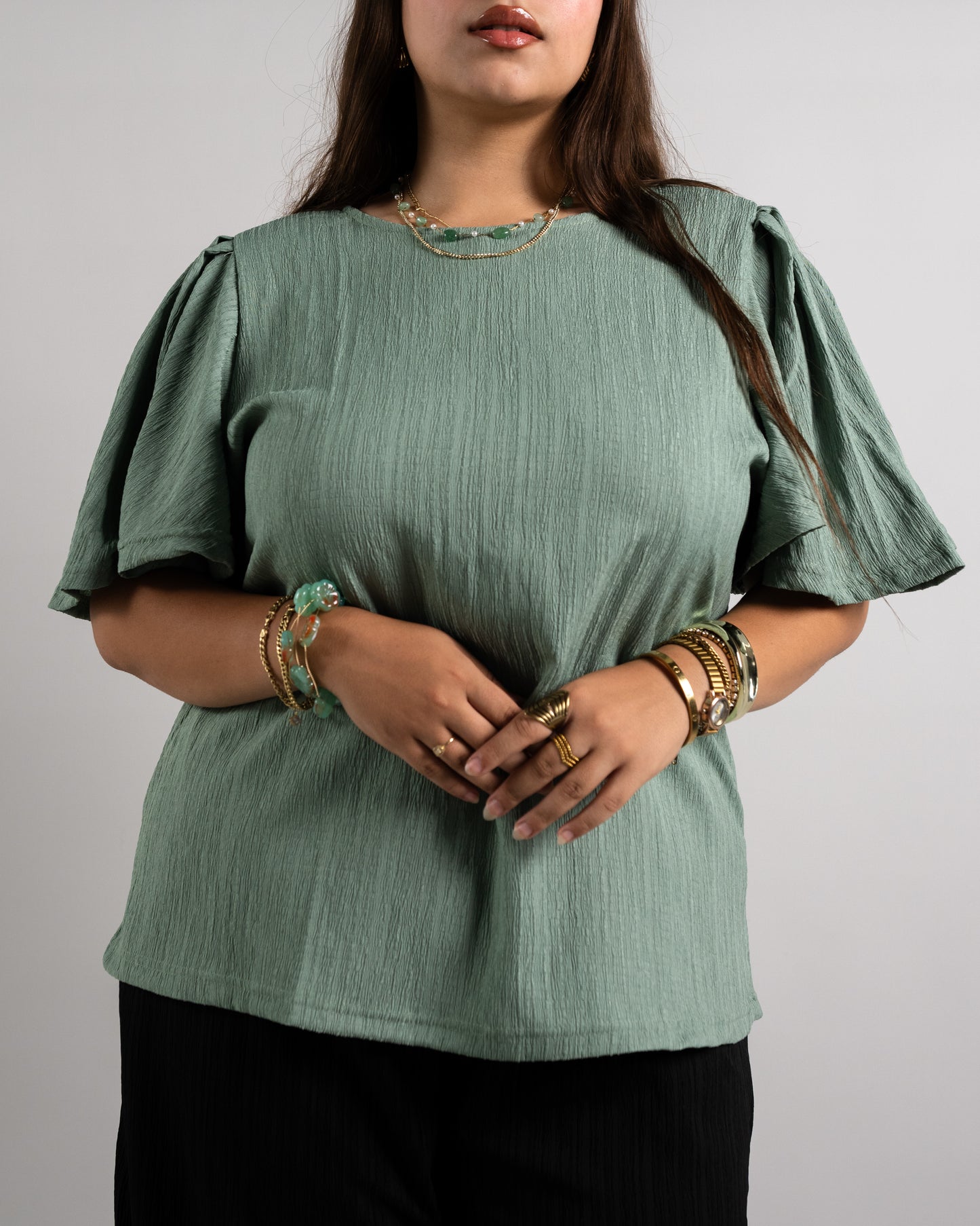 Alex Ruffle Top