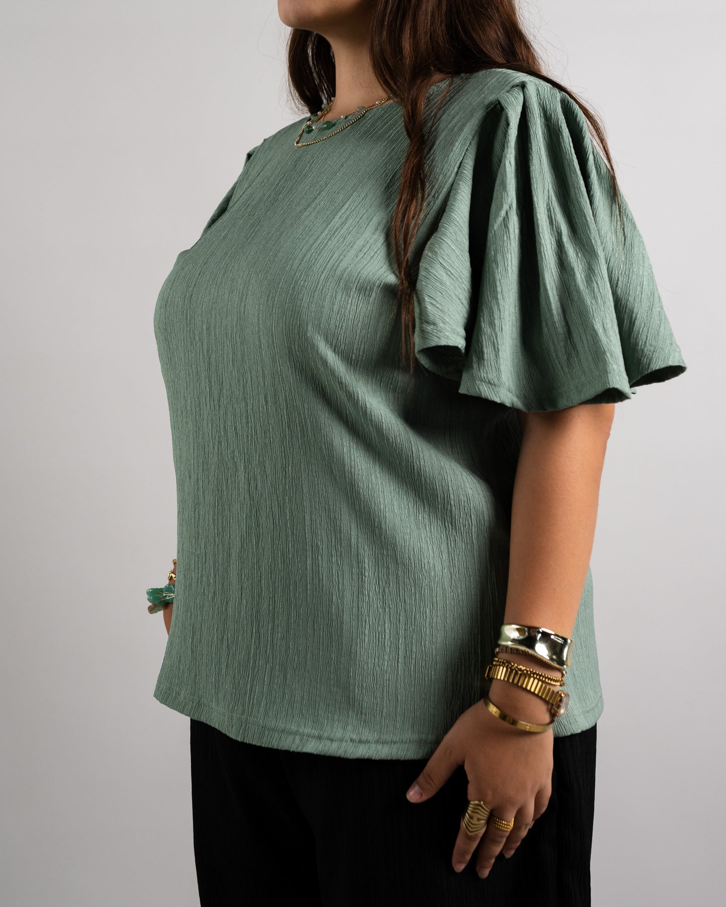 Alex Ruffle Top