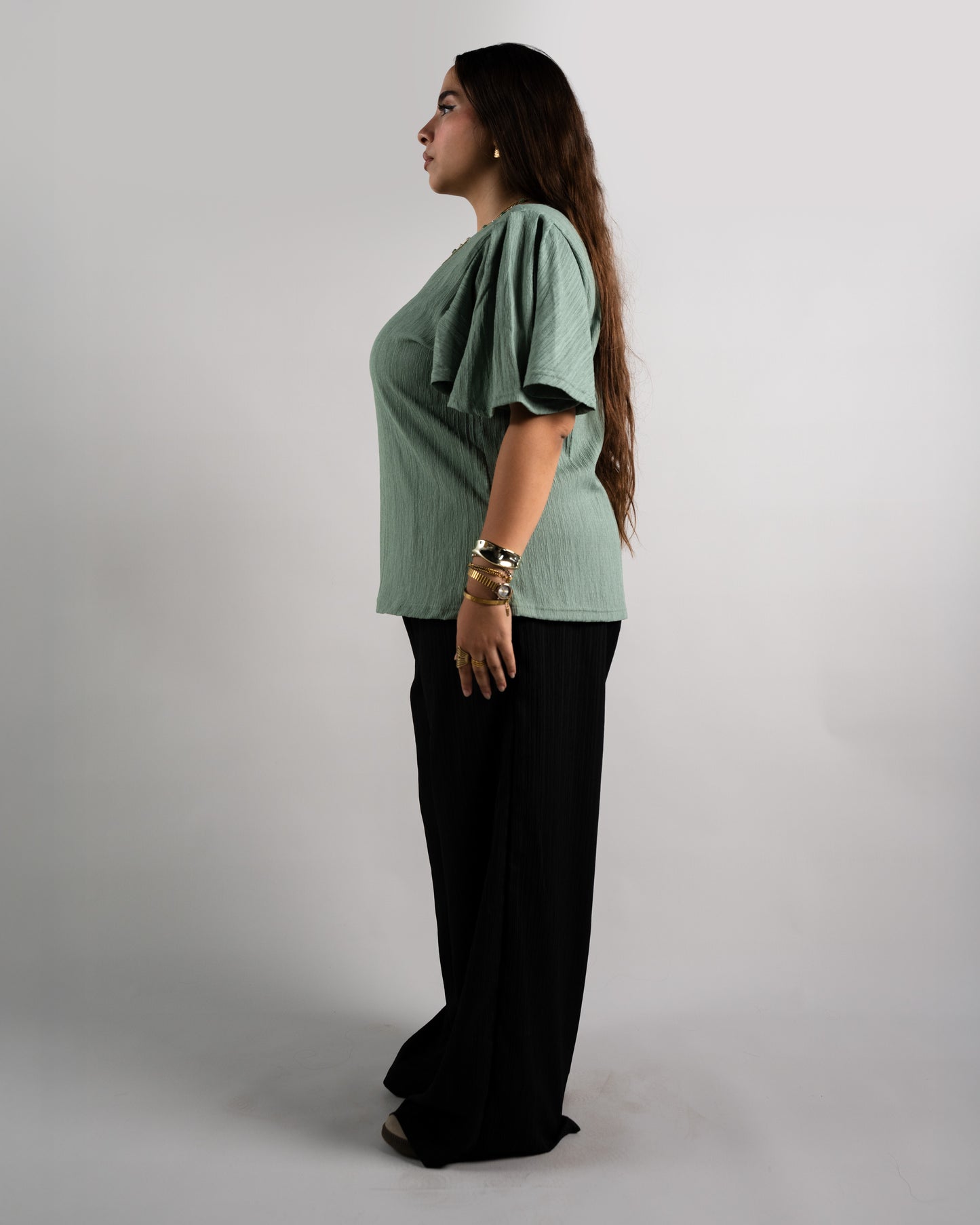 Alex Ruffle Top
