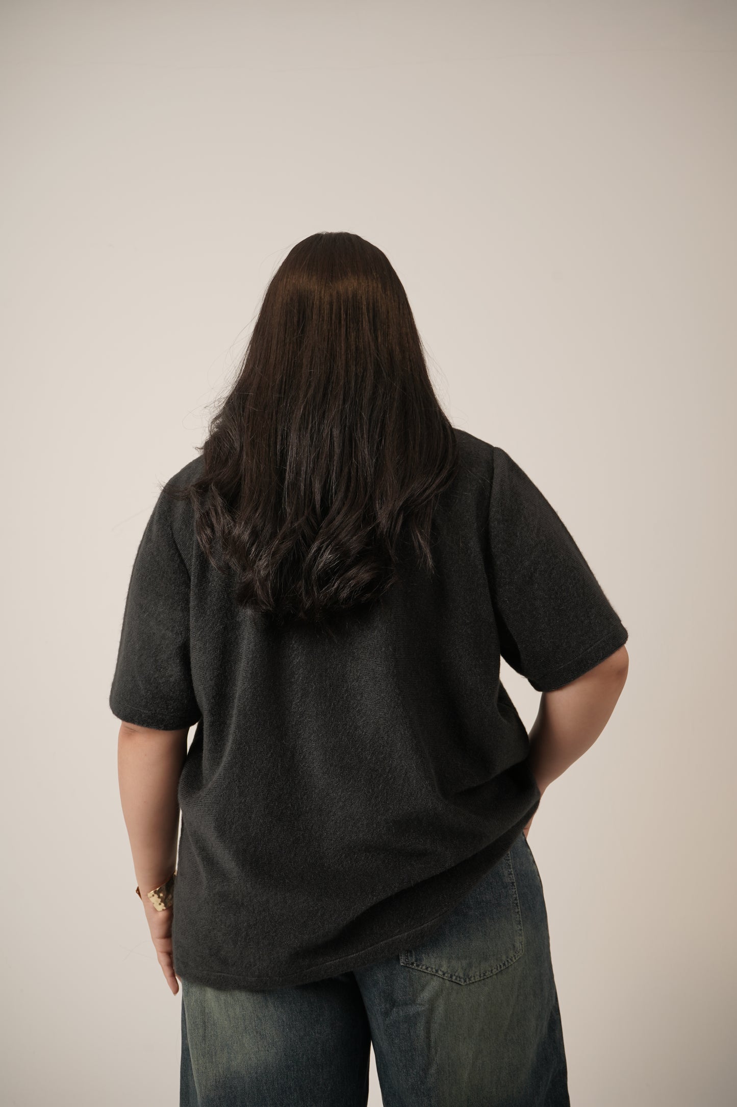 Mila Mohair Top in Black