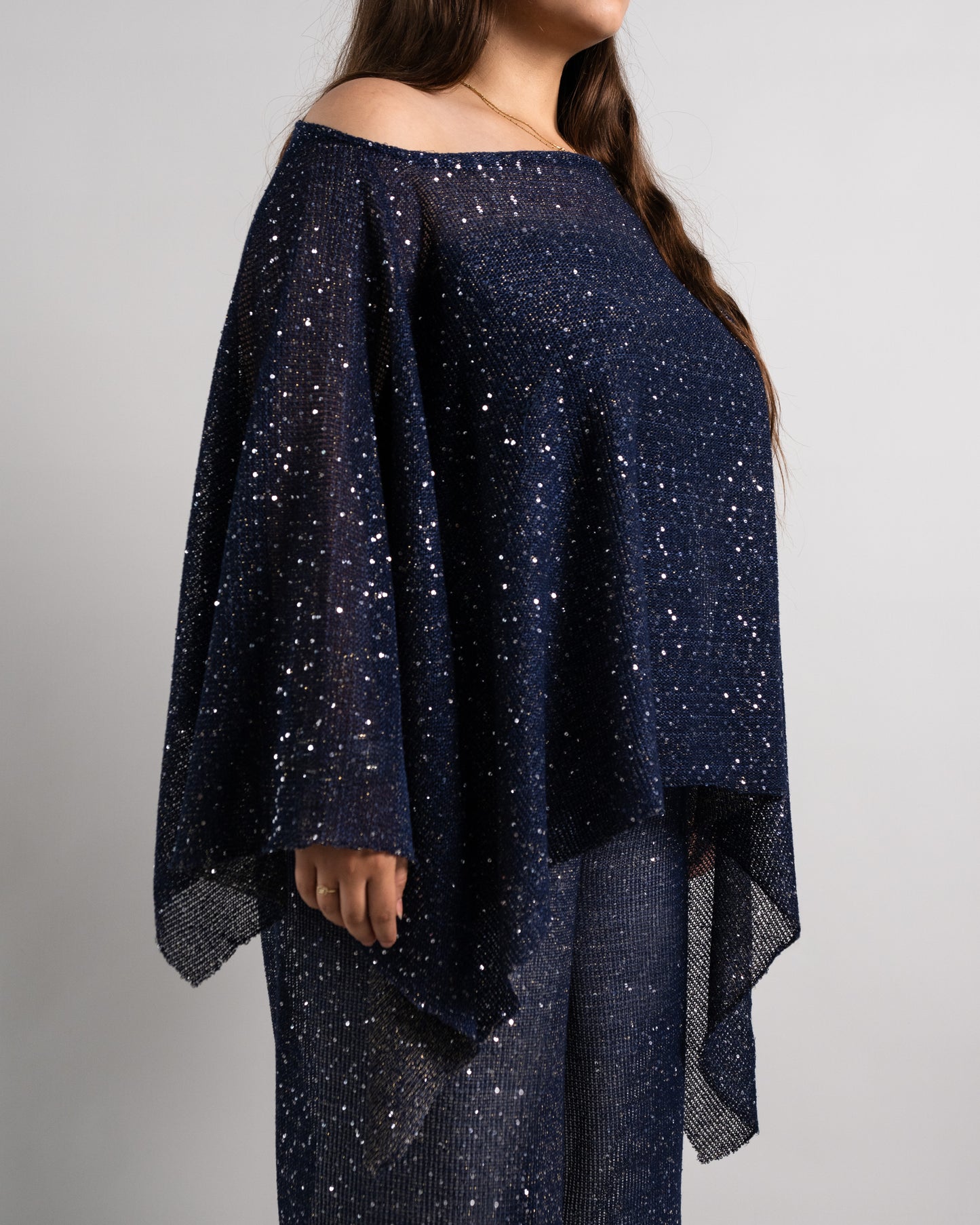 Mykonos Off-Shoulder Glitter Top