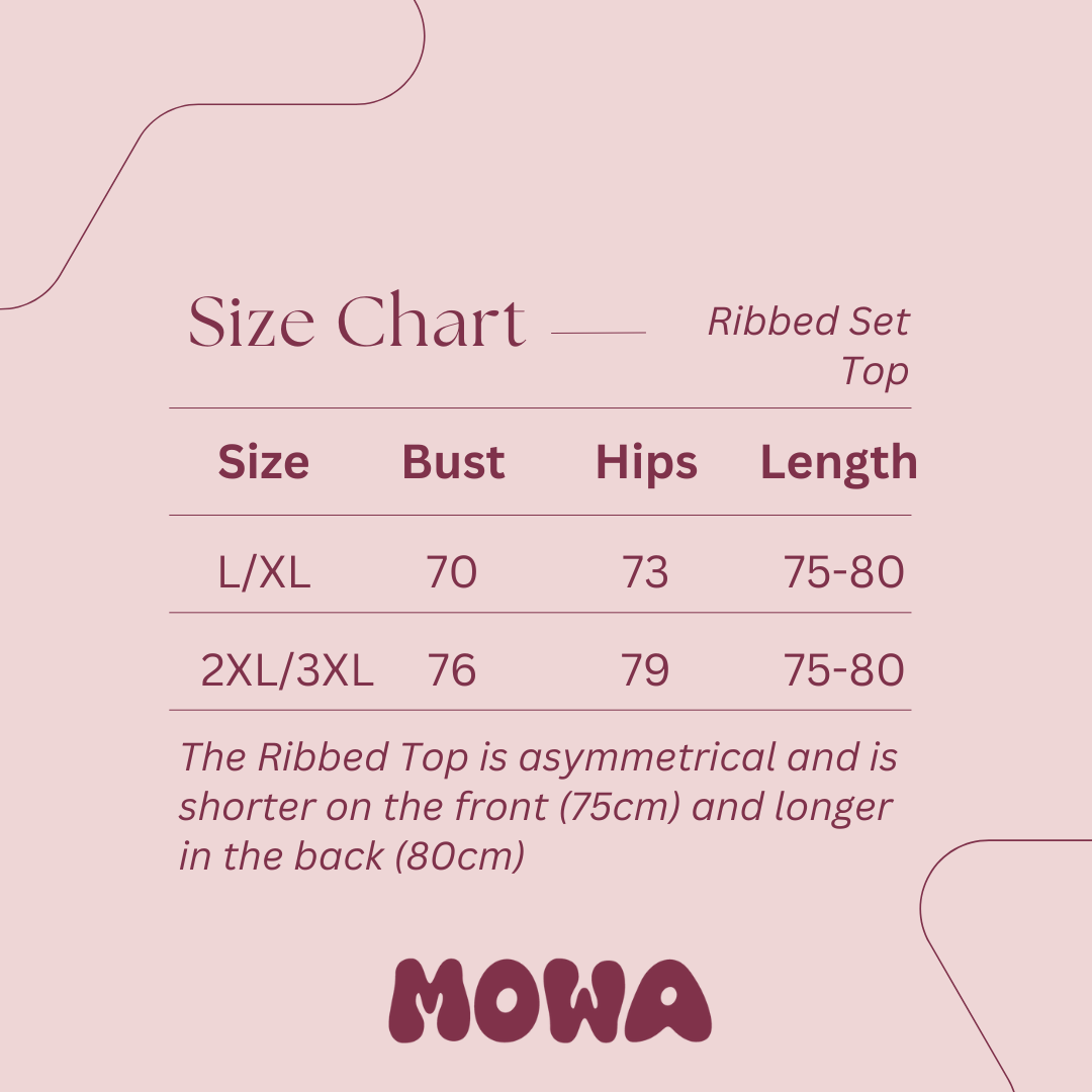 Sienna Ribbed Top in Brown