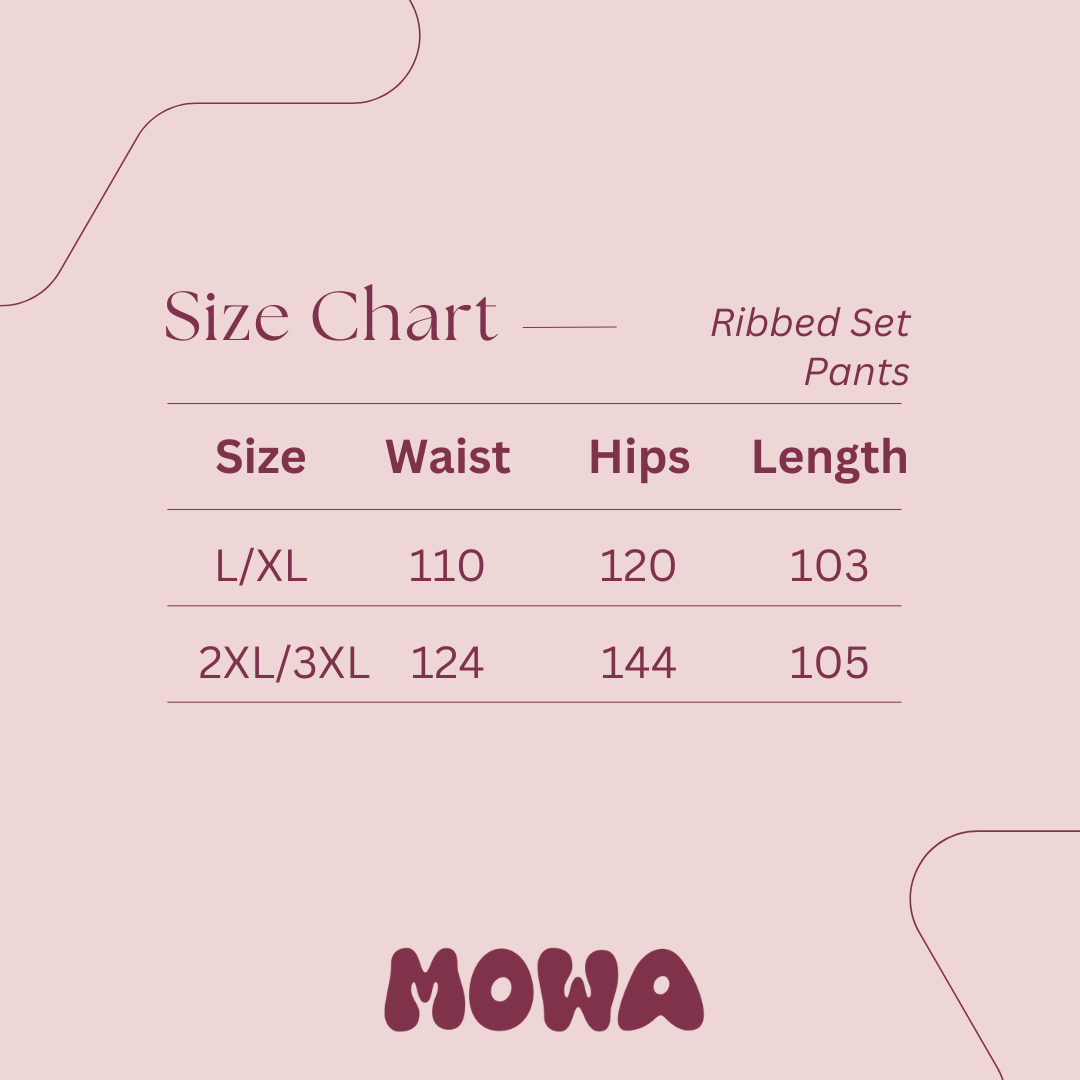 Sienna Ribbed Pants in Brown