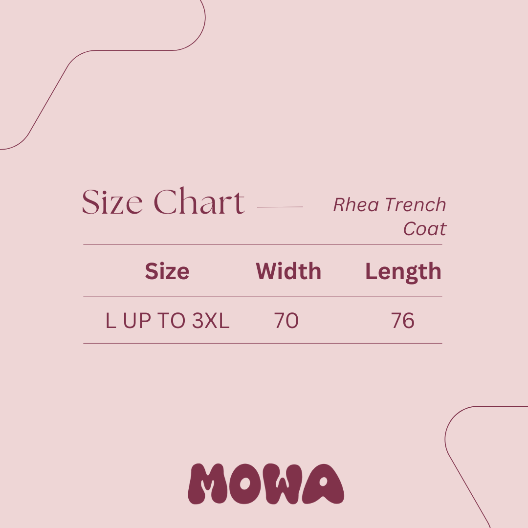 Rhea Trench Coat in Burgundy