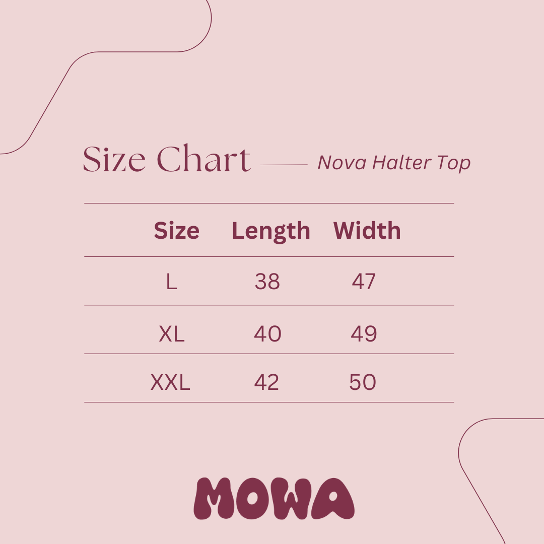 Nova Halter Top in Mocha